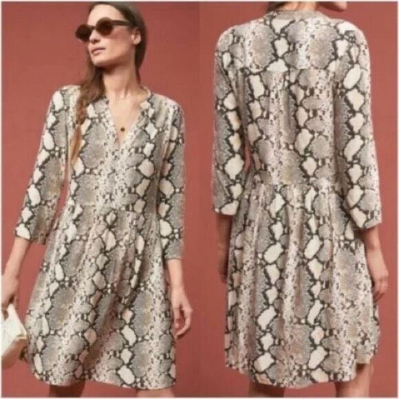 Anthropologie Dresses & Skirts - ✨Maeve by Anthropologie Snake Print Dress✨